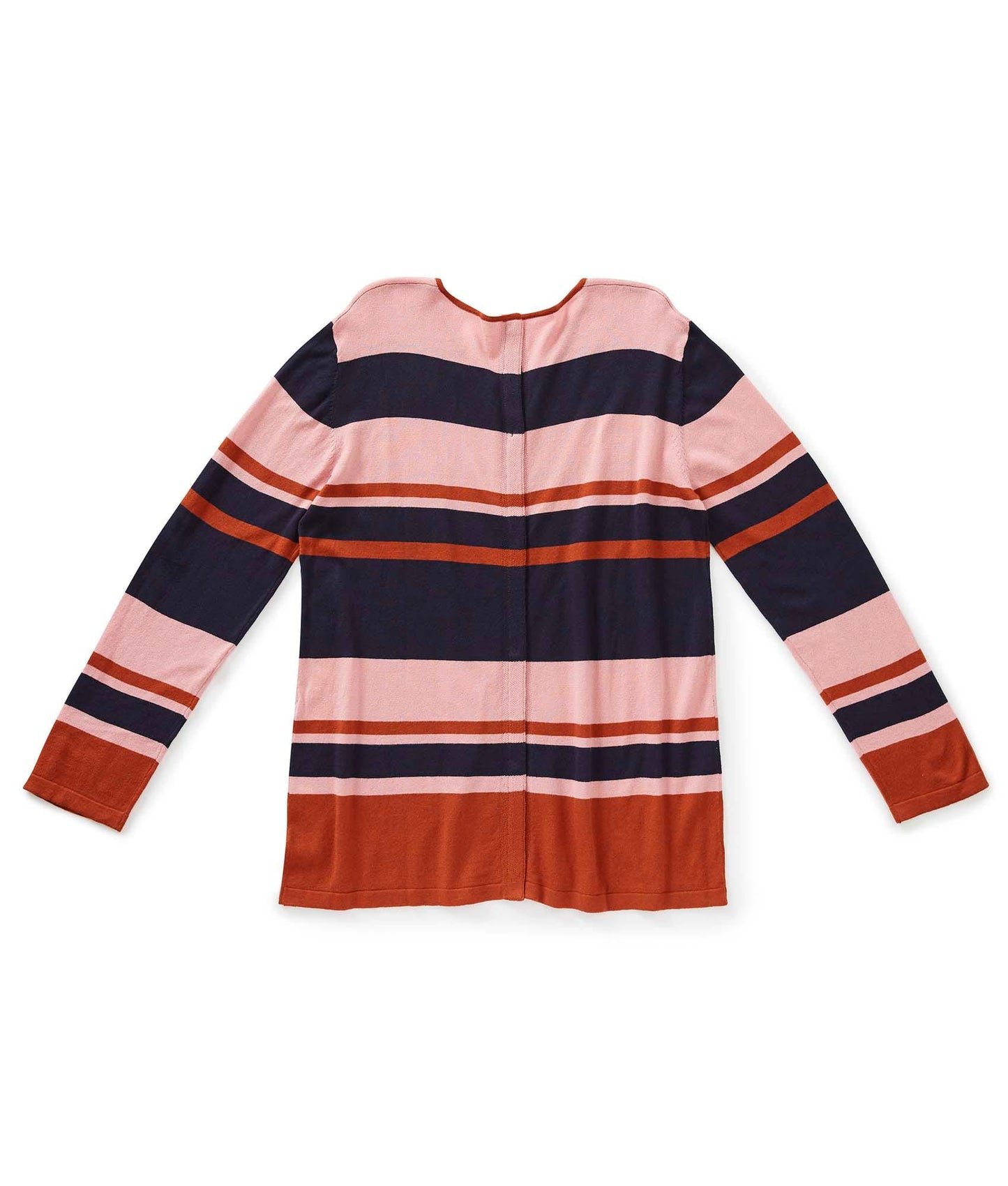 Women's Open Back Striped Sweater