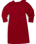 Women's Long-Sleeve Open Back Ponte Dress