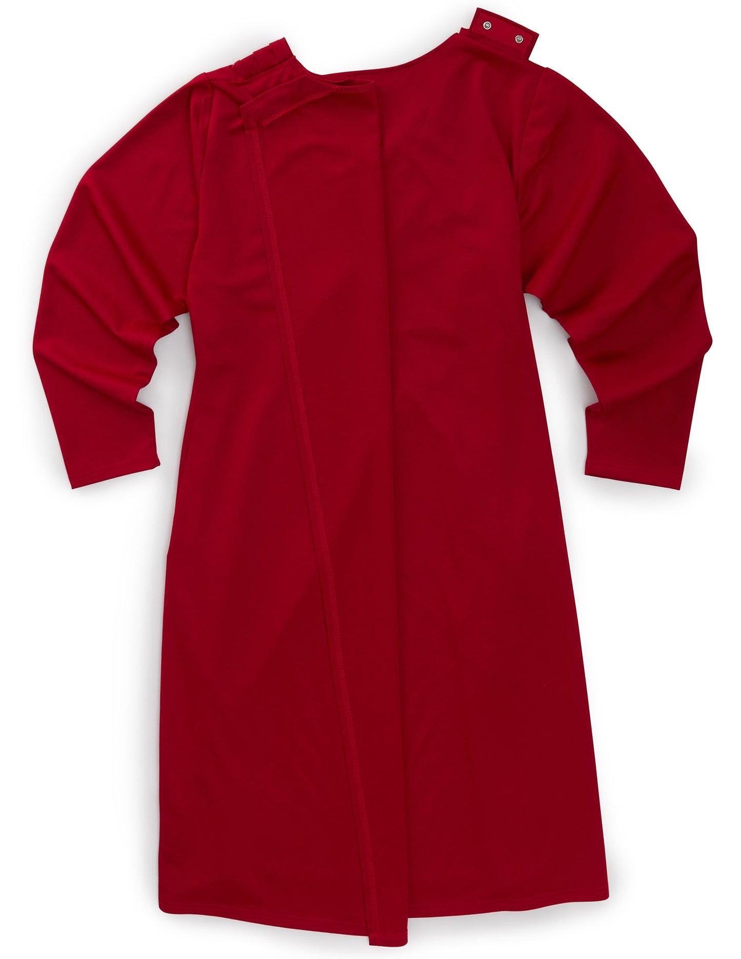 Women's Long-Sleeve Open Back Ponte Dress