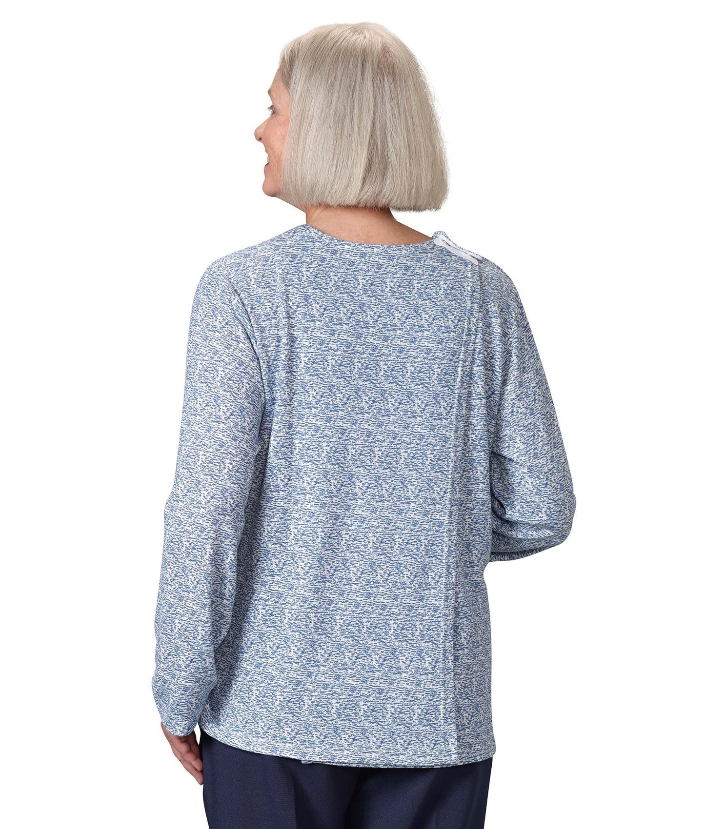 Women's Long Sleeve Open Back Sweater Knit Top - Clearance