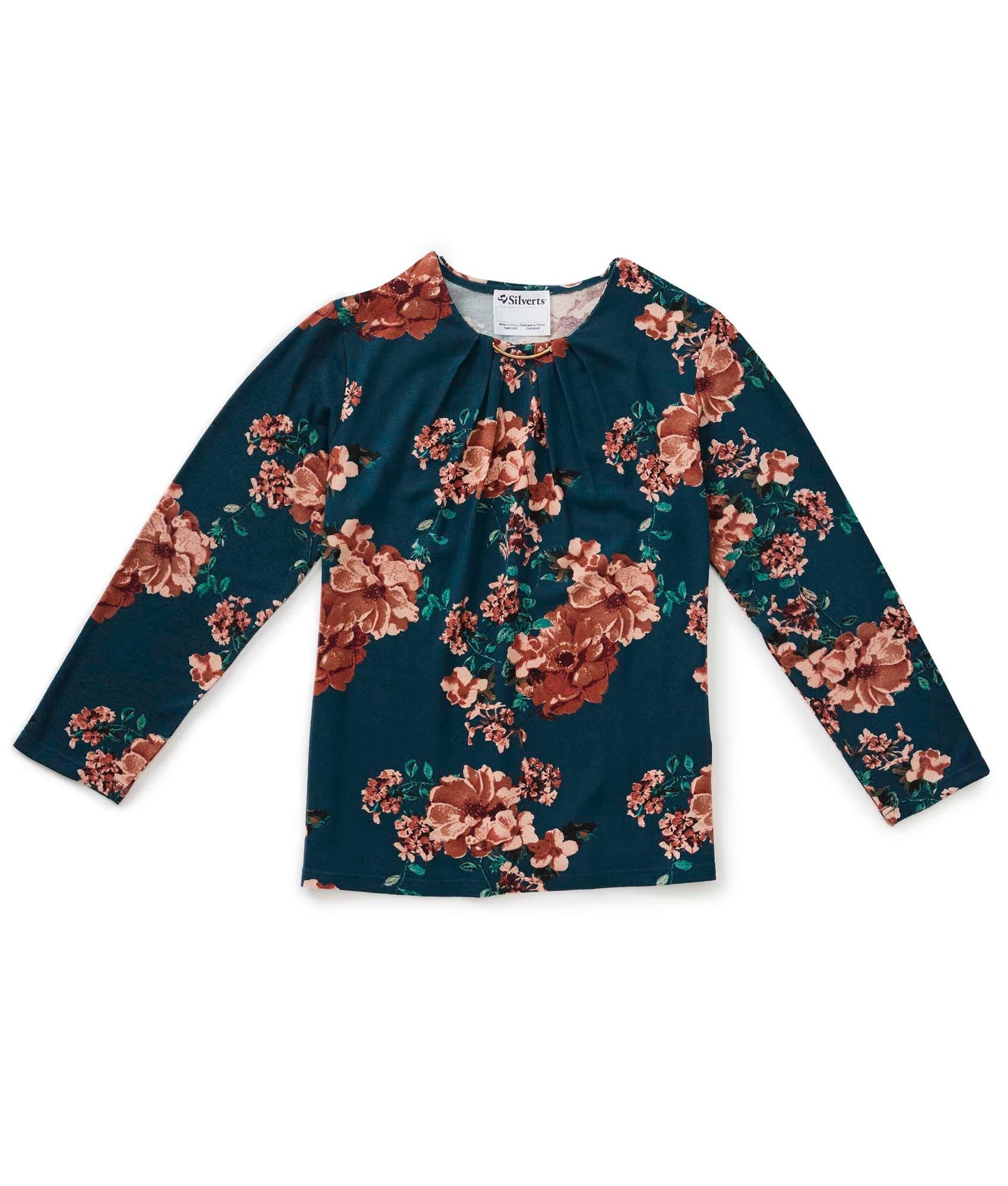Women's Long Sleeve Open Back Sweater Knit Top - Clearance