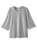 Women's Open Back 3/4 Sleeve Soft Knit Top