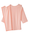 Women's Open Back 3/4 Sleeve Soft Knit Top