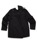 Women's Open Back Tie Front Scarf Blouse