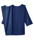 Women's Open Back 3/4 Length Sleeve Top with Embroidery