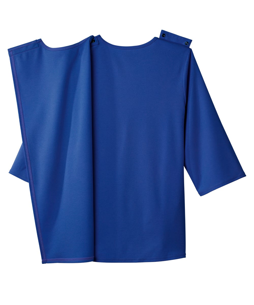 Women's Open Back 3/4 Length Sleeve Top with Embroidery