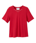 Women's Soft Embroidered Adaptive Top - Clearance