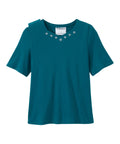Women's Soft Embroidered Adaptive Top - Clearance