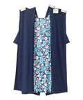 Women's Open Back Twofer Dress