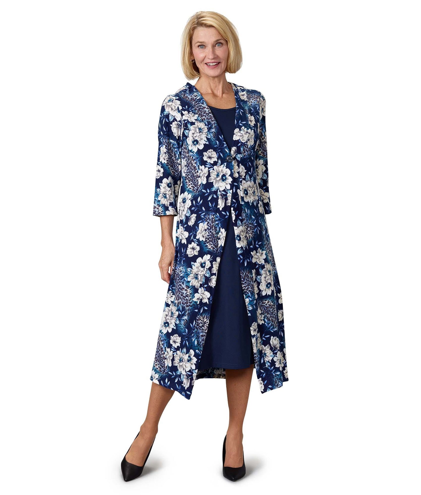 Women's Open Back Twofer Dress - Clearance