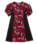 Women's Stylish Color Block Open Back Dress