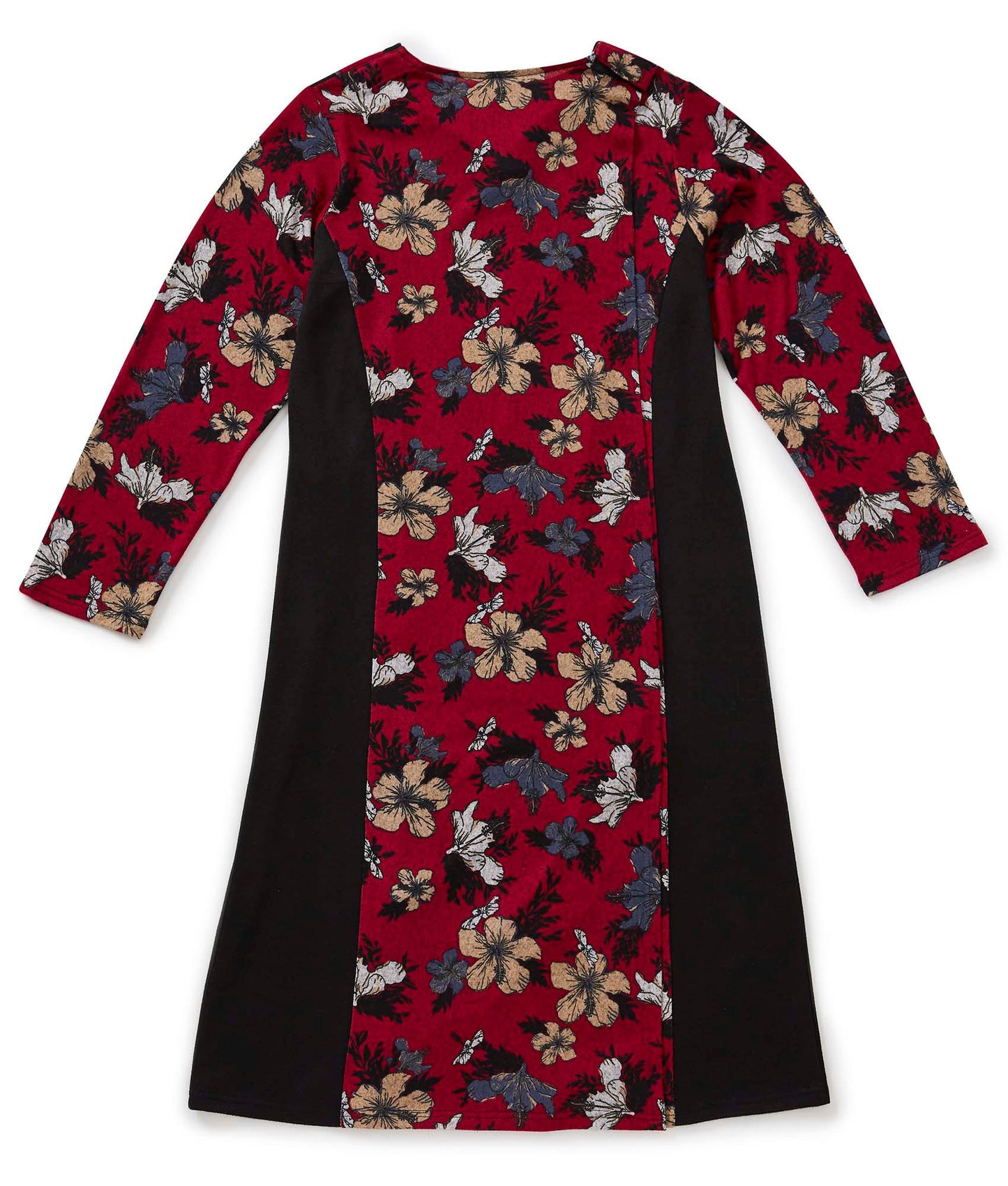 Women's Stylish Color Block Open Back Dress