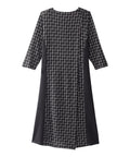 Women's Stylish Color Block Open Back Dress