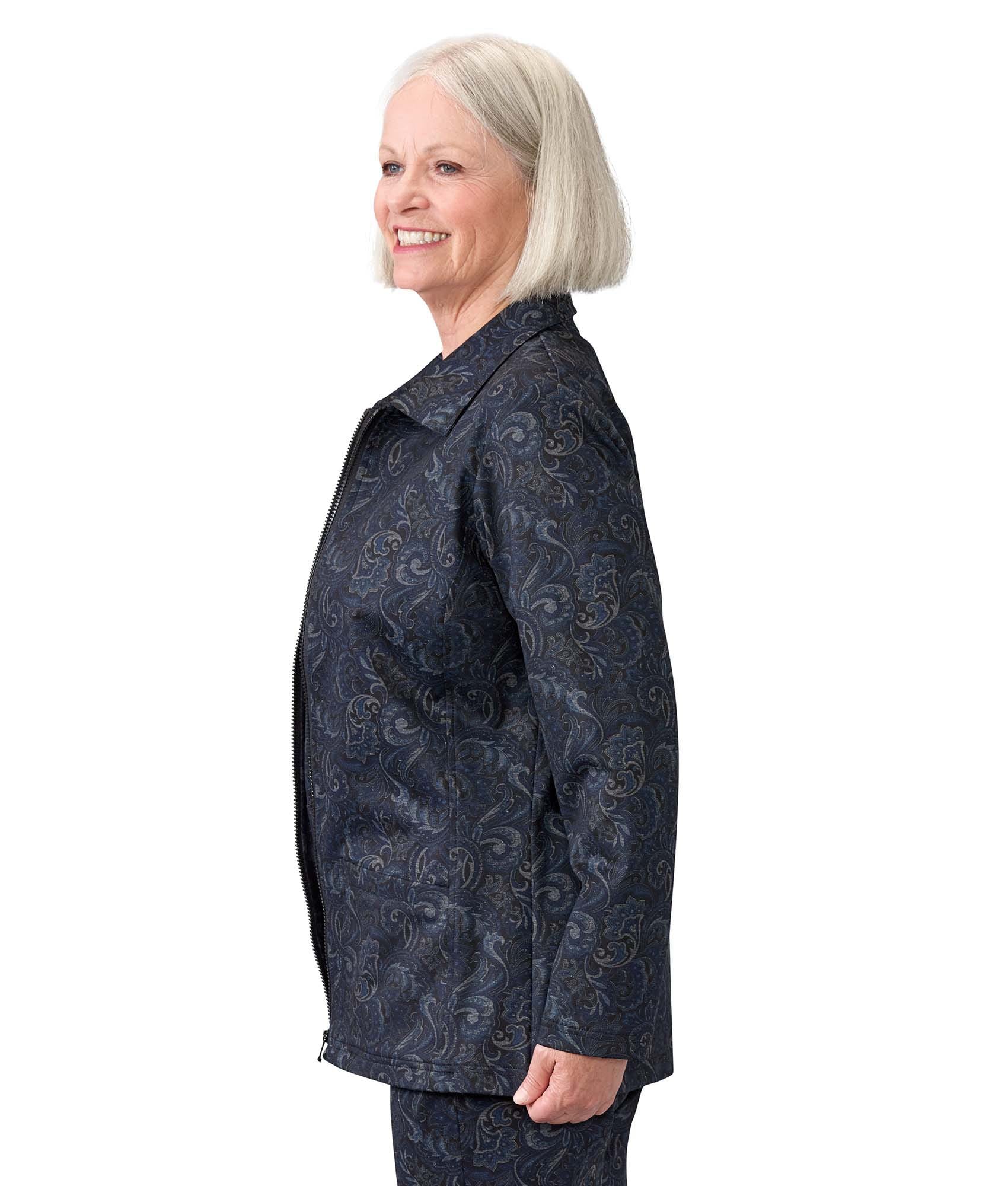 Women's Easy Magnetic Zip Front Fashion Jacket