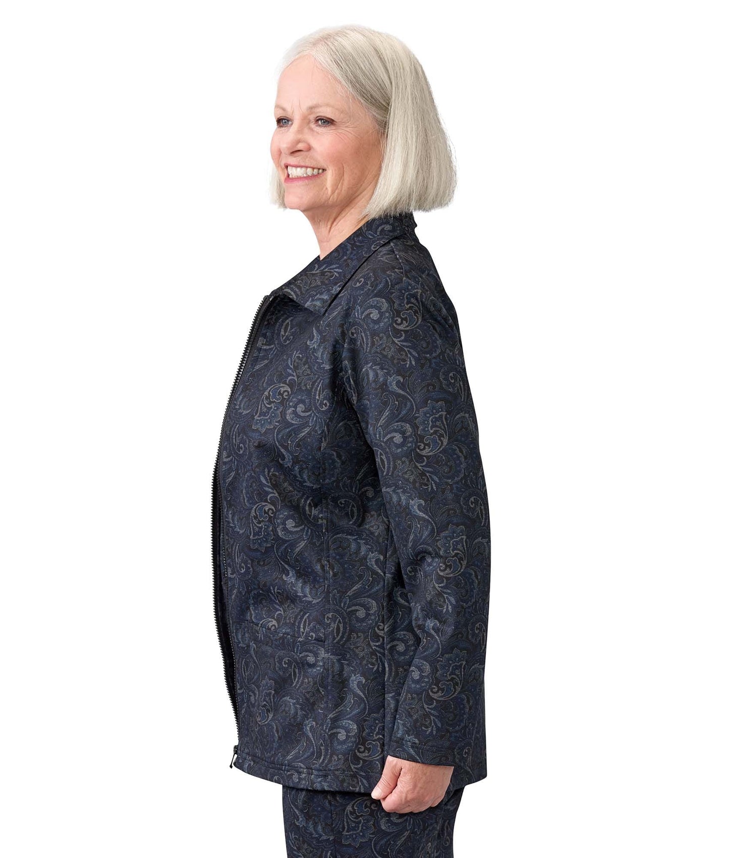 Women's Easy Magnetic Zip Front Fashion Jacket