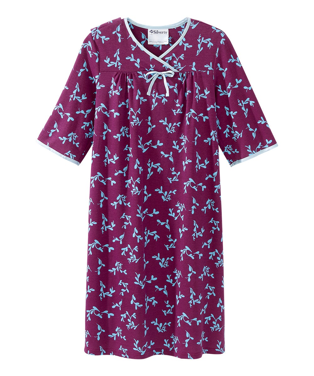 Women's No Peek Hospital & Home Care Gown