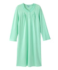 Women's No Peek Hospital & Home Care Gown with Lace Neckline