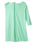 Women's No Peek Hospital & Home Care Gown with Lace Neckline