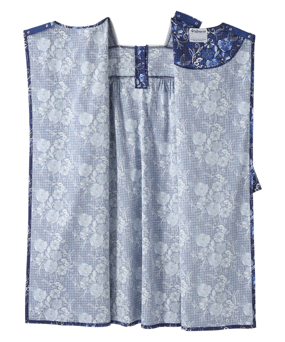 Women's No Peek Open Back Flannel Nightgown