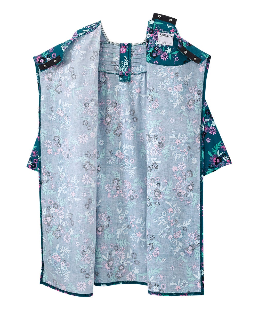 Women's No Peek Open Back Flannel Nightgown