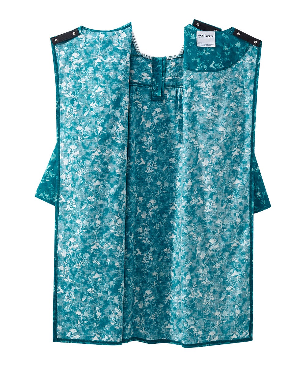 Women's No Peek Open Back Flannel Nightgown