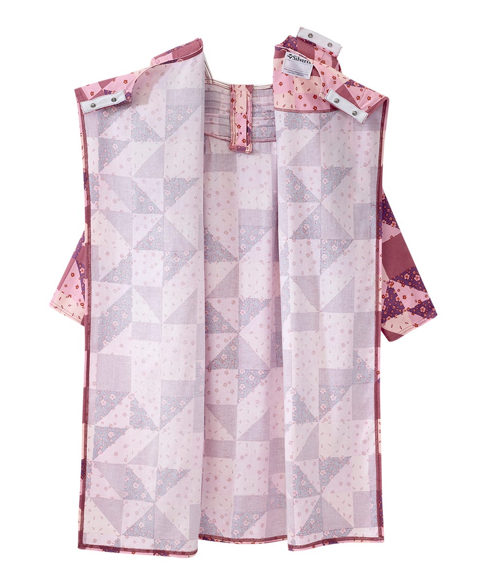 Women's No Peek Open Back Flannel Nightgown