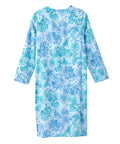 Women's No Peek Open Back Flannel Nightgown - Clearance