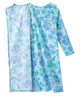 Women's No Peek Open Back Flannel Nightgown - Clearance
