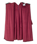 Women's Open Back Plush Nightgown with Zip Front