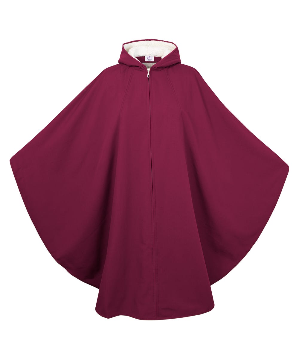 Warm Wheelchair Cape for Women & Men with Hood