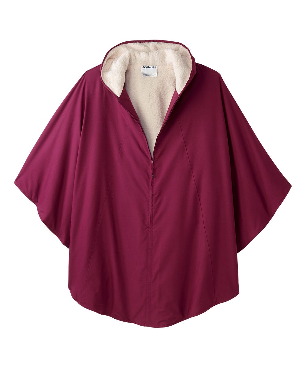 Warm Wheelchair Cape for Women & Men with Hood