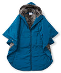 Unisex Luxurious Fur-Lined Winter Wheelchair Cape