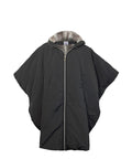Unisex Luxurious Fur-Lined Winter Wheelchair Cape
