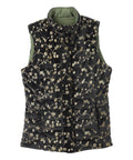 Women's Reversible Magnetic Snap Front Puffer Vest