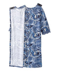 Women's Open Back V-Neck Lace Trim Nightgown