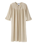 Women's Open Back Waffle Knit Nightgown