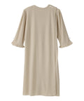Women's Open Back Waffle Knit Nightgown