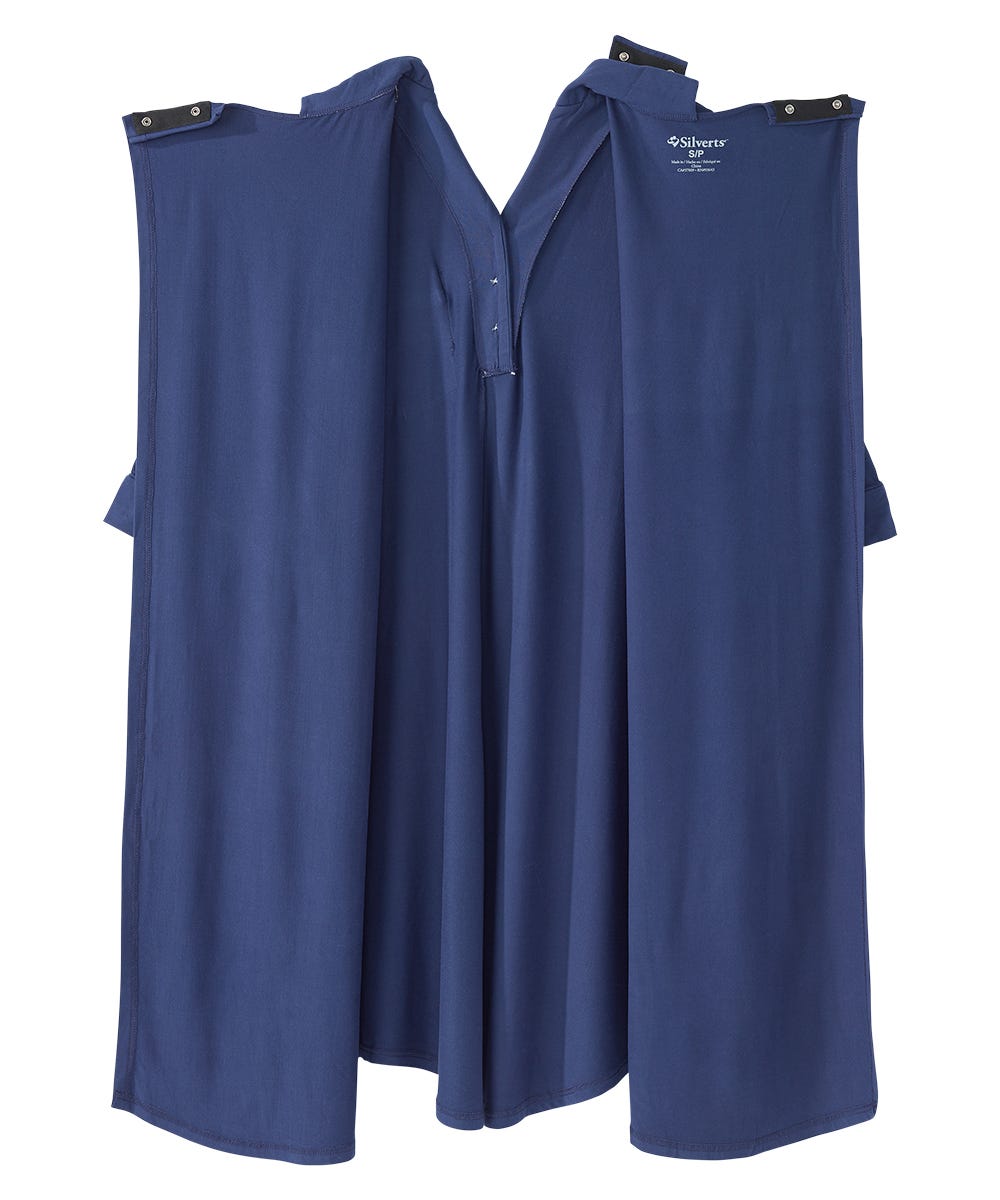 Women's Open Back Collared Nightgown