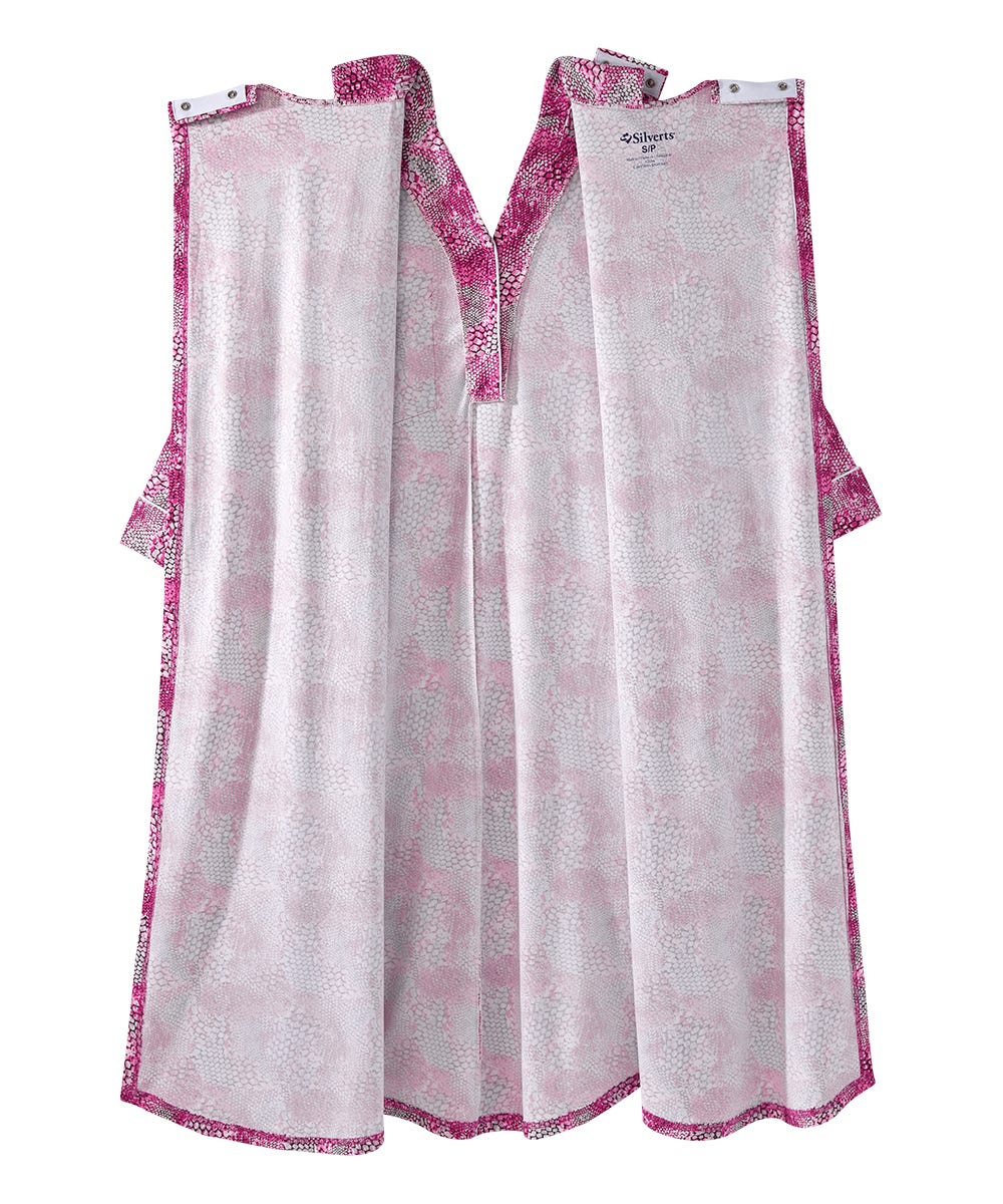 Women's Open Back Collared Nightgown