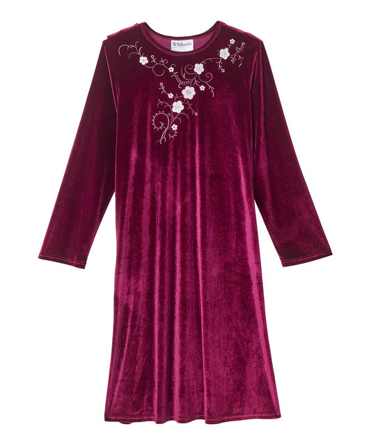 Women's Open Back Velvet Dress