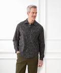 Magnetic Button Long Sleeve Shirt