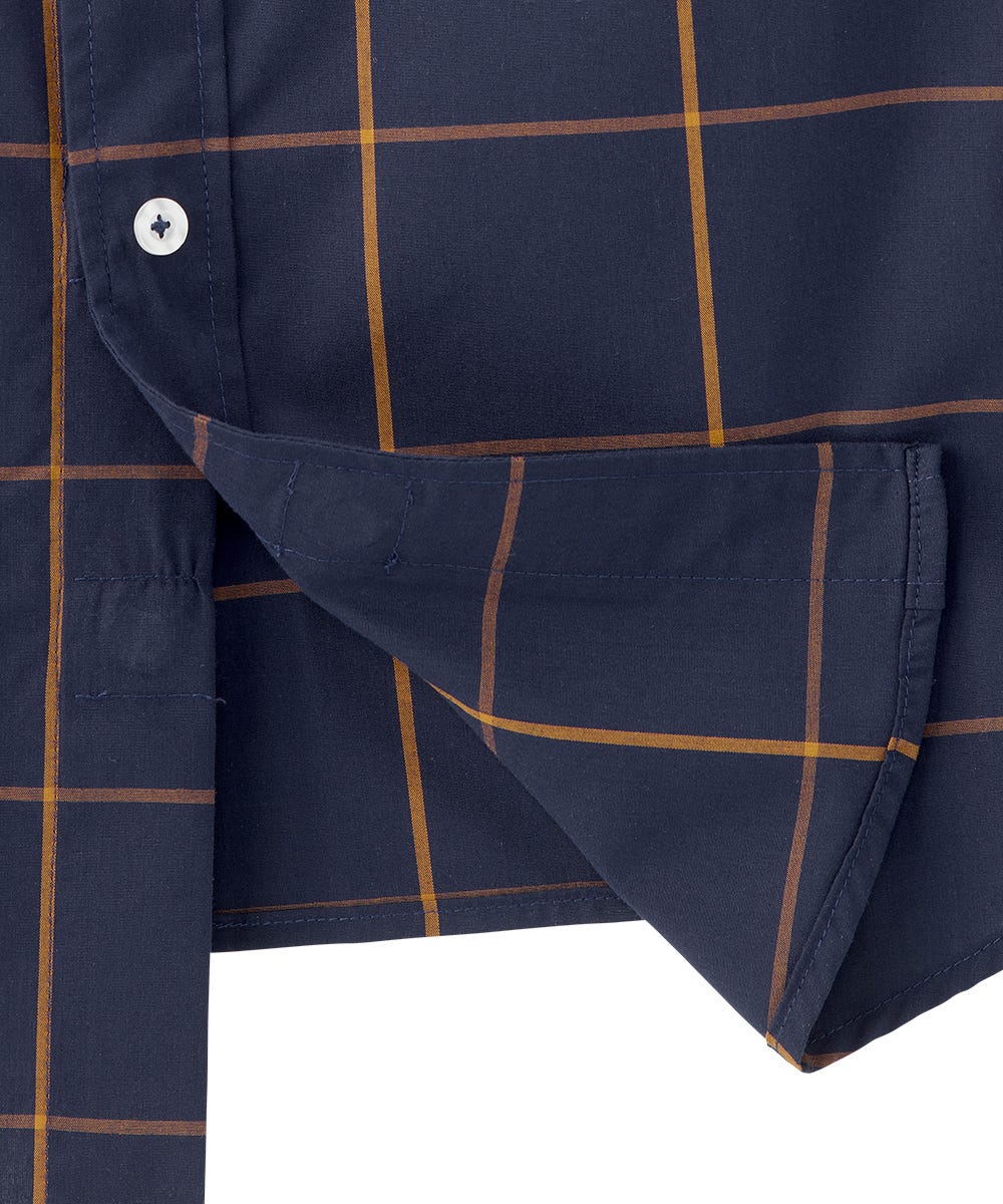 Men's Self Dressing Magnetic Buttons Dress Shirt