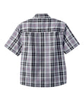 Magnetic Button Short Sleeve Shirt