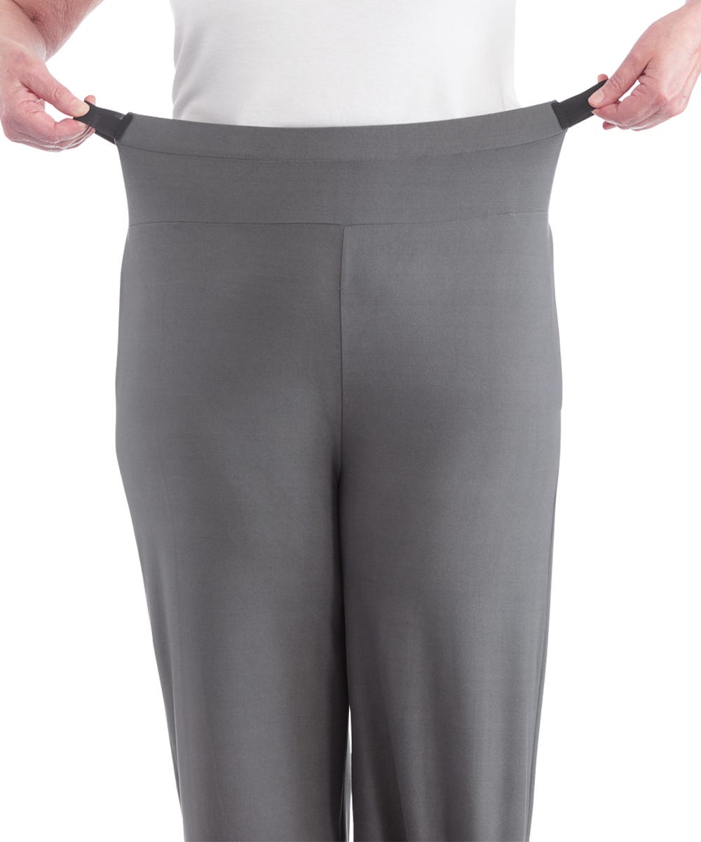 Women's Easy Grip Wide Leg Pull-On Pants - Clearance