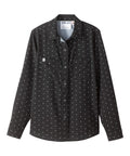 Magnetic Button Long Sleeve Blouse