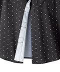 Magnetic Button Long Sleeve Blouse