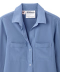 Magnetic Button Long Sleeve Blouse