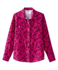 Magnetic Button Long Sleeve Blouse