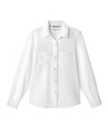 Magnetic Button Long Sleeve Blouse