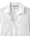 Magnetic Button Long Sleeve Blouse